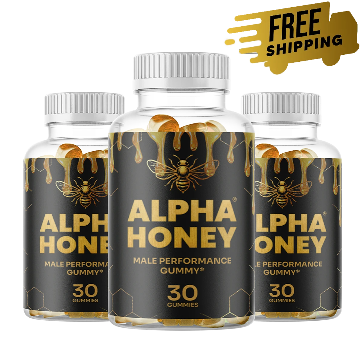 Alpha Honey Premium Men's Vitality & Daily Performance Support Supplement